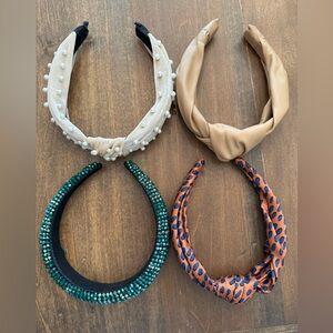 Elegant Women's Headband Set of four.